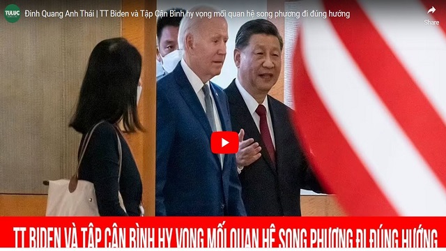  TT Biden và Tập Cận Bình hy vọng mối quan hệ song phương đi đúng hướng.